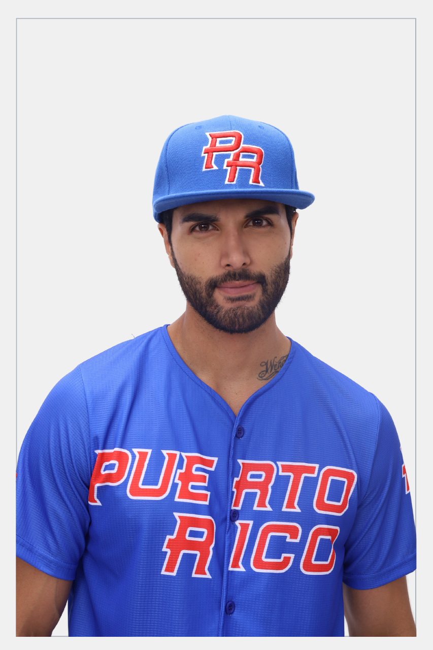 Puerto Rico Blue PR Flat Brim Snapback Hat – Coquí Embroidered Cap