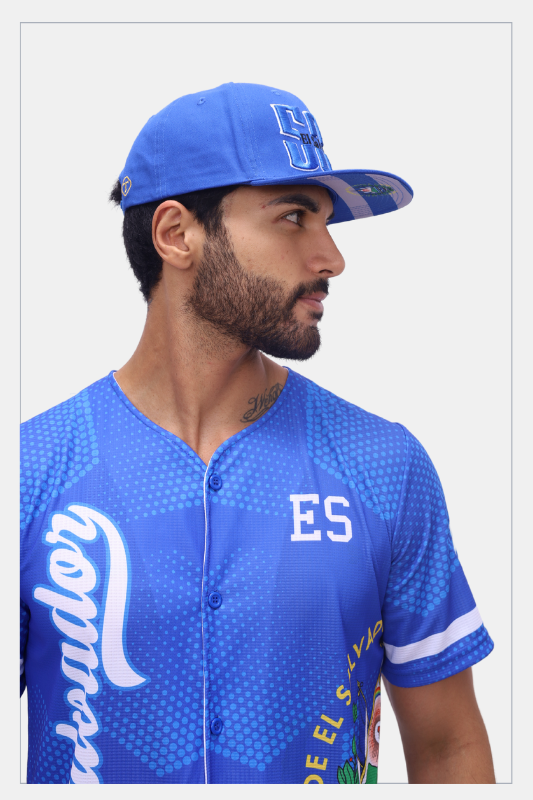 Tainowears El Salvador Caps Exclusive Design blue