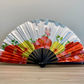 Tropical Hibiscus Butterfly Folding Fan – Bamboo Clack Hand Fan