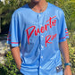 Puerto Rico Sky Blue V26 Embroidered Baseball Jersey by Headz Flex