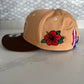 Puerto Rico Hat – Flor Maga Nude Brown Curved Brim Snapback