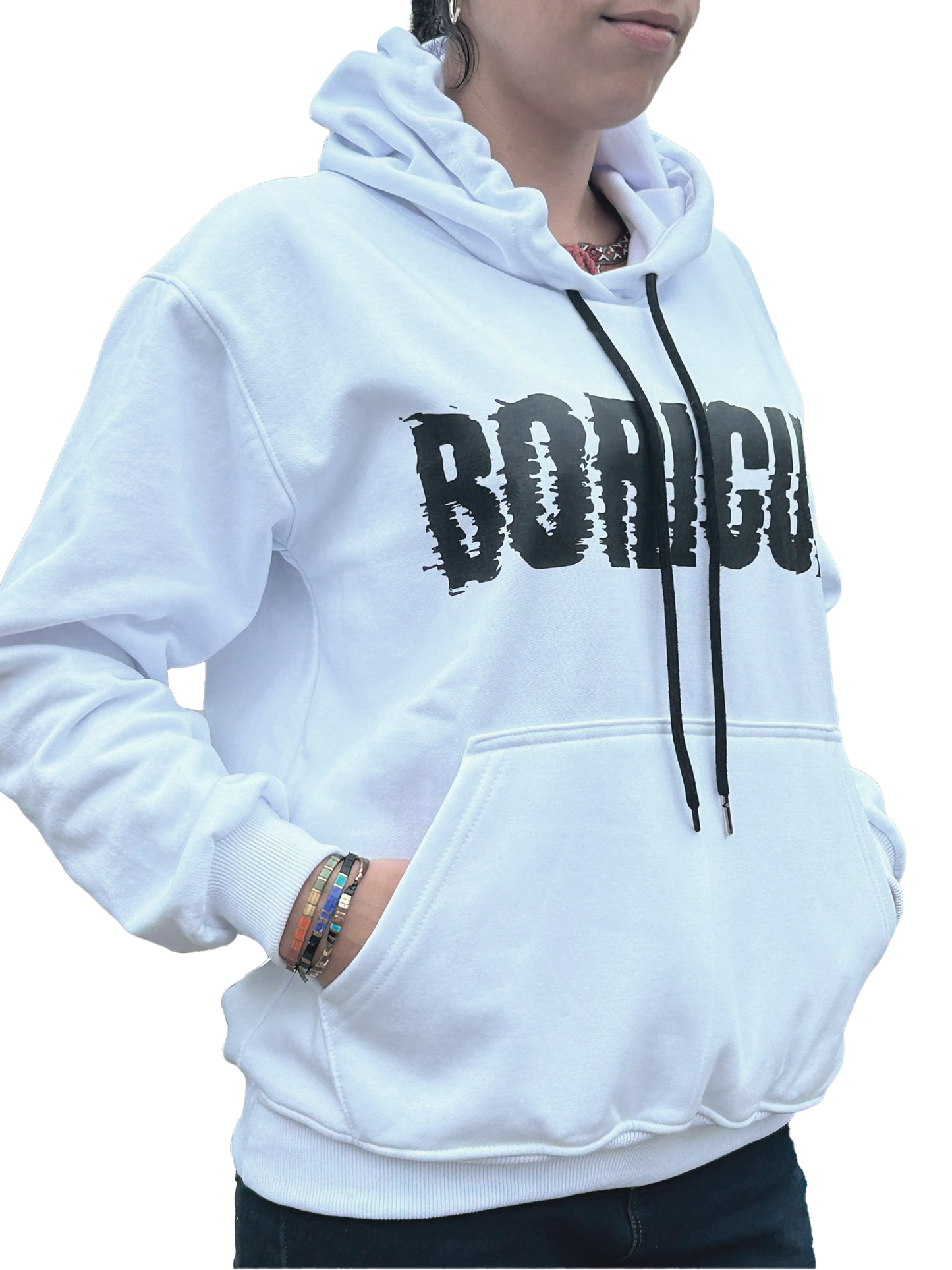 TAINOWEARS Boricua Hoodie – 100% Cotton, Castillo San Felipe Design, Puerto Rican Pride