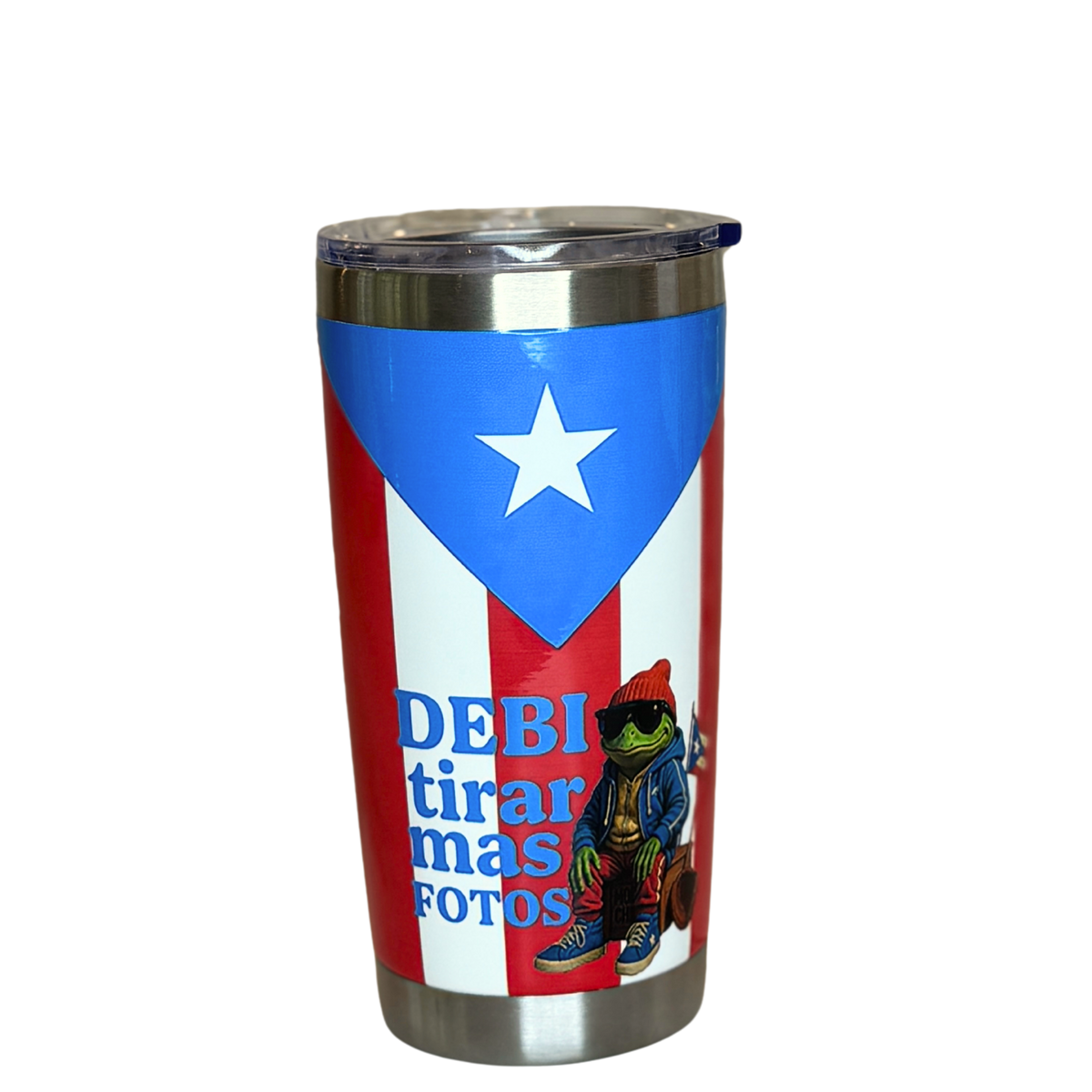 Puerto Rico No Me Quiero Ir 20oz Tumbler – Insulated Stainless Steel Travel Cup