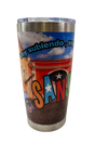 La Sanse Heritage Tumbler: "Voy Subiendo, Voy Bajando" Insulated Travel Mug