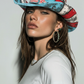 Boricua Vaquera PR Cowboy Hat – Puerto Rico Western Festival Straw Hat