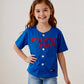 Puerto Rico Clemente Kids Baseball Jersey – Blue #21 Youth Button-Up Shirt