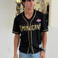 Dominican Republic Black Gold Embroidered Jersey Streetwear