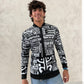 Puerto Rico Bomber Jacket  78 Pueblos Puerto Rico Lightweight  longsleeve Jacket  Unisex