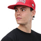 HeadzFlex Chicago Red Stretch Fit Cap - Premium Polycotton Embroidered Design