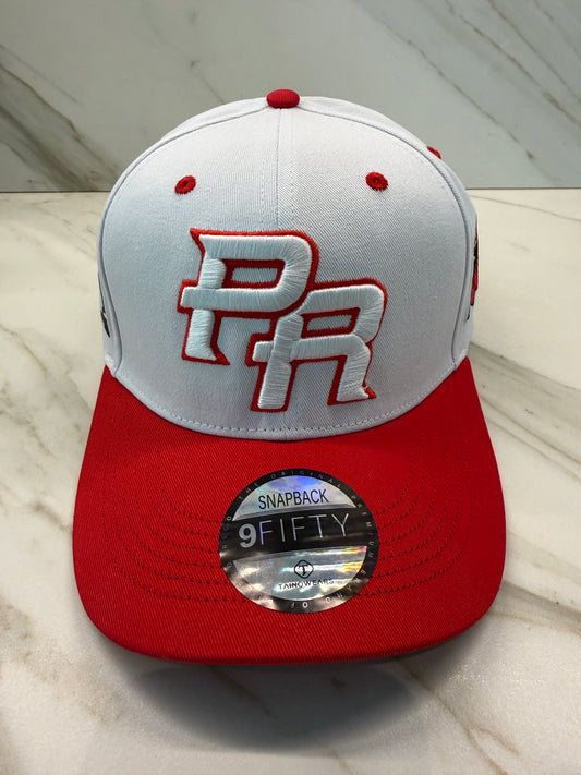 Puerto Rico Borinquen Heritage Cotton Curved Brim Cap – Embroidered PR Snapback