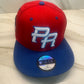 Puerto Rico Snapback Hat Red/Blue – Raised PR Embroidery + Flag Patch + Coquí Patch