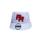 Puerto Rico White Bucket Hat | PR Chenille Cotton Hat
