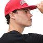 HeadzFlex Chicago Red Stretch Fit Cap - Premium Polycotton Embroidered Design