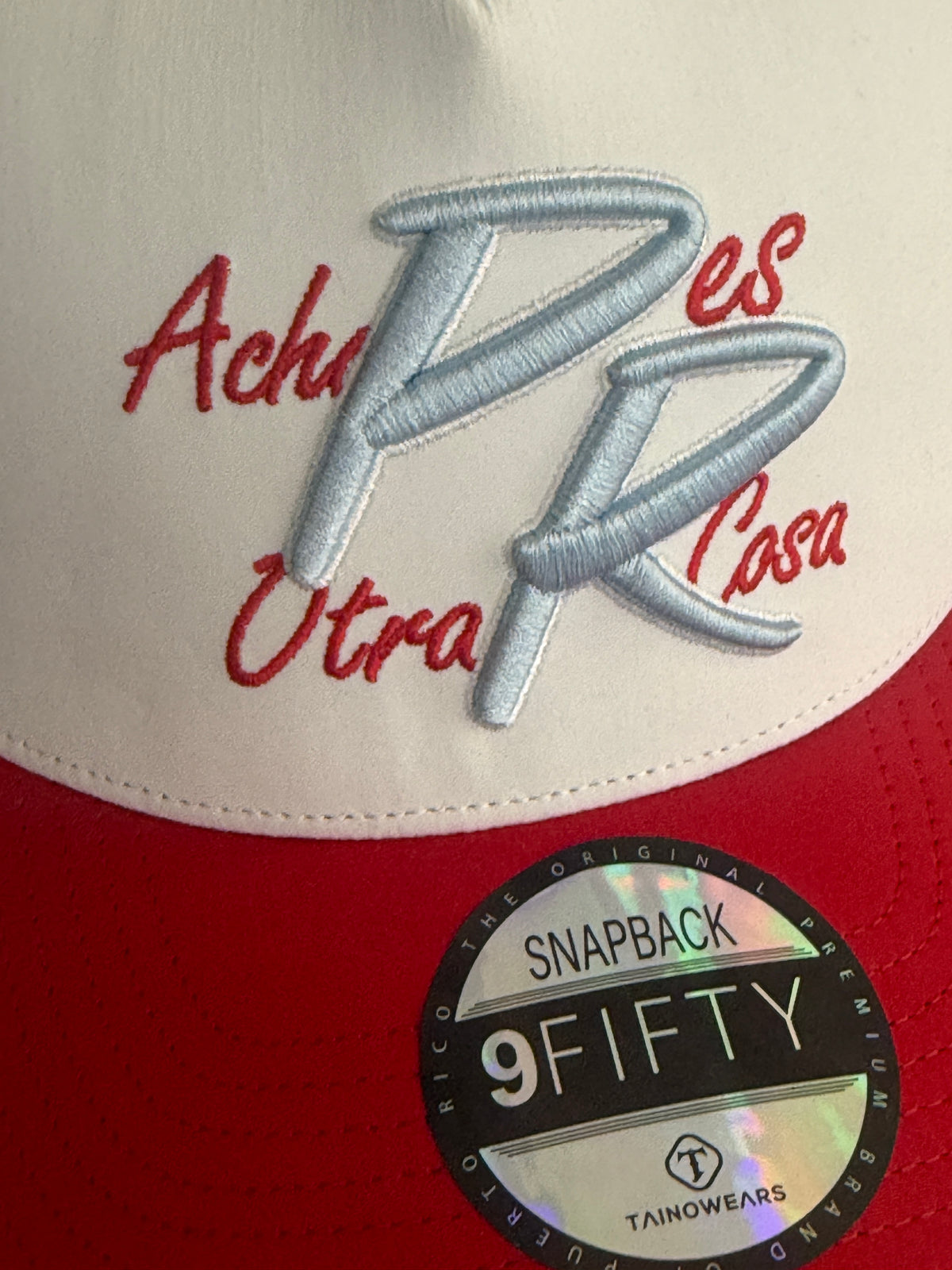 Puerto Rico Acho PR Snapback Hat PR Velvet Collection