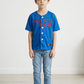 Puerto Rico Clemente Kids Baseball Jersey – Blue #21 Youth Button-Up Shirt