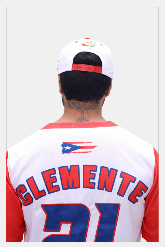 Puerto Rico PR Classic White Red Flat Brim – 3D Embroidered Cap