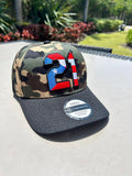 Puerto Rico 21 Camouflage Trucker Hat – PR Embroidered Mesh Back Cap | Tainowears®