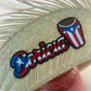 Boricua Pava Straw Hat with 5D Embroidered Puerto Rico Patch