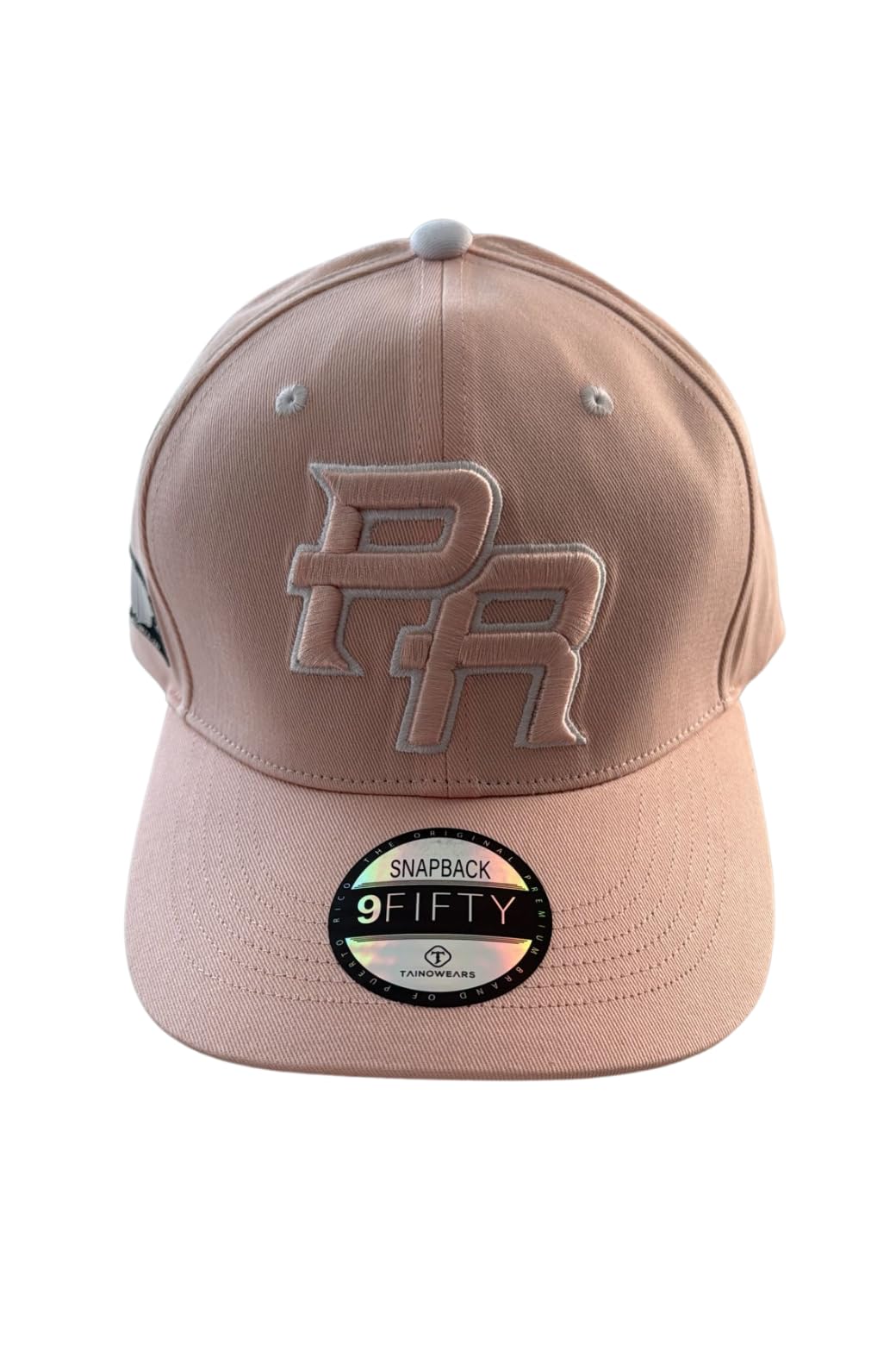 Puerto Rico Pink Morro PR Curved Brim Hat – Embroidered Flor Maga Collection
