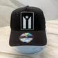 Puerto Rico Black Flag Water-Resistant Snapback Hat – Adjustable Perforated Cap