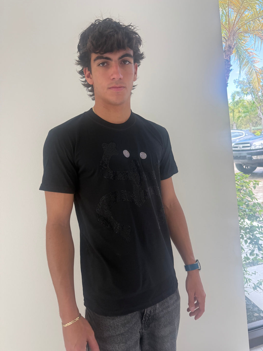 Puerto Rico Rhinestone Shirt – Coquí Taíno