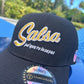 TAINOWEARS 'Salsa Es La Que Hay' Trucker Hat – Gold Embroidery, Snapback, Salsa Music Cap