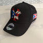 New York Boricua Performance Snapback Hat – Water-Resistant Curved Brim Embroidered Cap