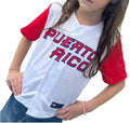 Puerto Rico Kids Baseball Jersey – #12 Youth Button-Up Shirt with Flag Sleeve
