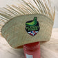 Platano Power Pava Straw Hat with Dominican Flag Patch