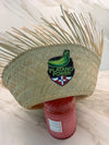 Platano Power Pava Straw Hat with Dominican Flag Patch