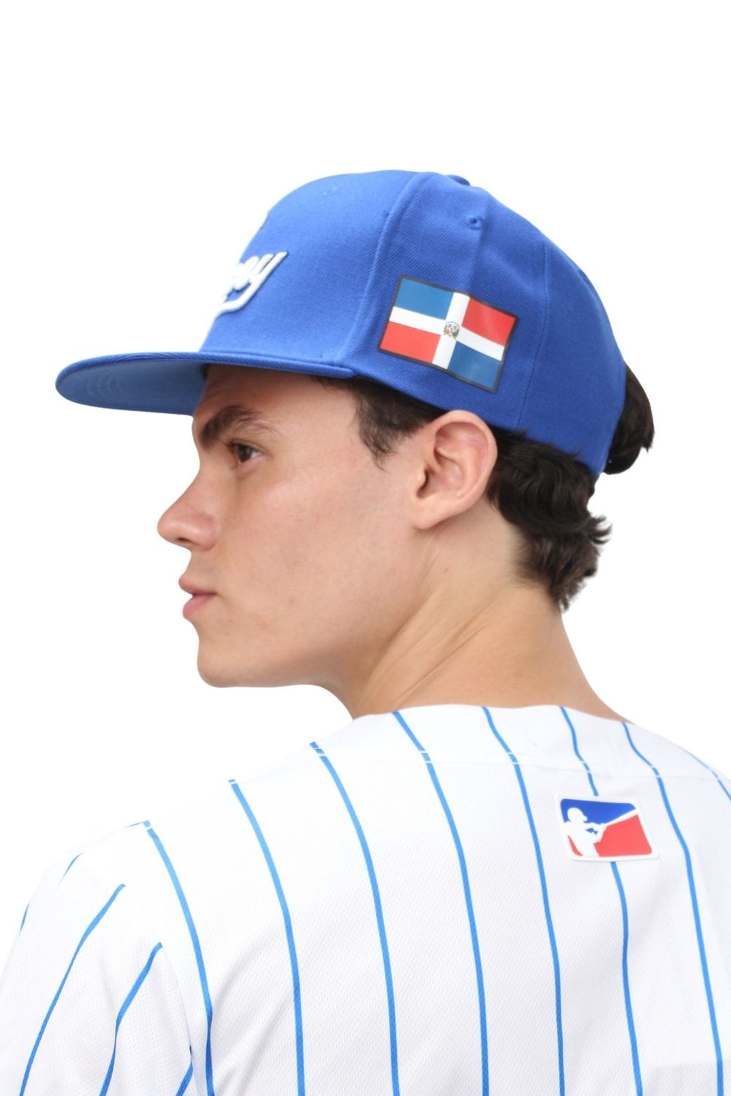 DR Blue Snapback Hat – Premium Embroidered Flat Brim Cap | HeadzFlex®