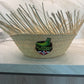 Platano Power Pava Straw Hat with Dominican Flag Patch