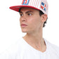 HeadzFlex Republica Dominicana Coat of Arms |Structured Crown, Embroidered , Flatbill