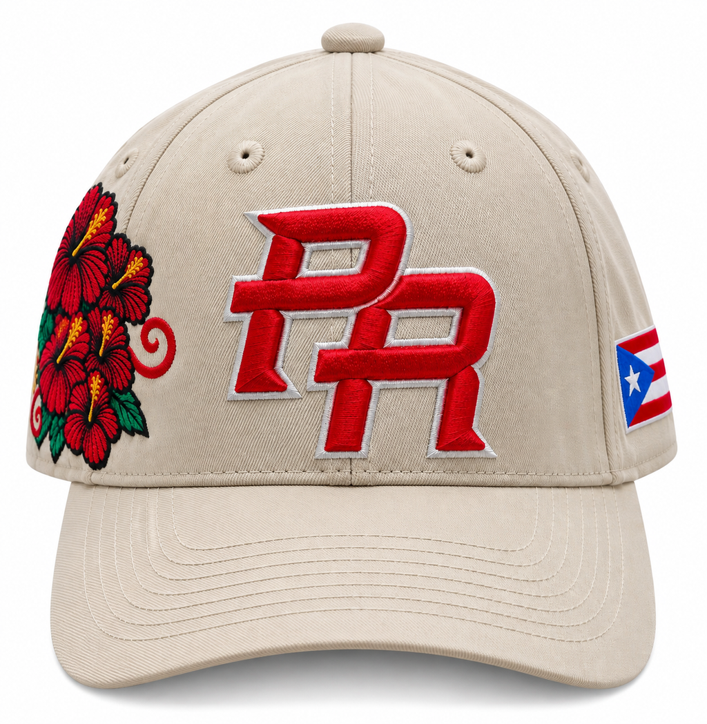 Puerto Rico Heritage Ivory- Beige Cap