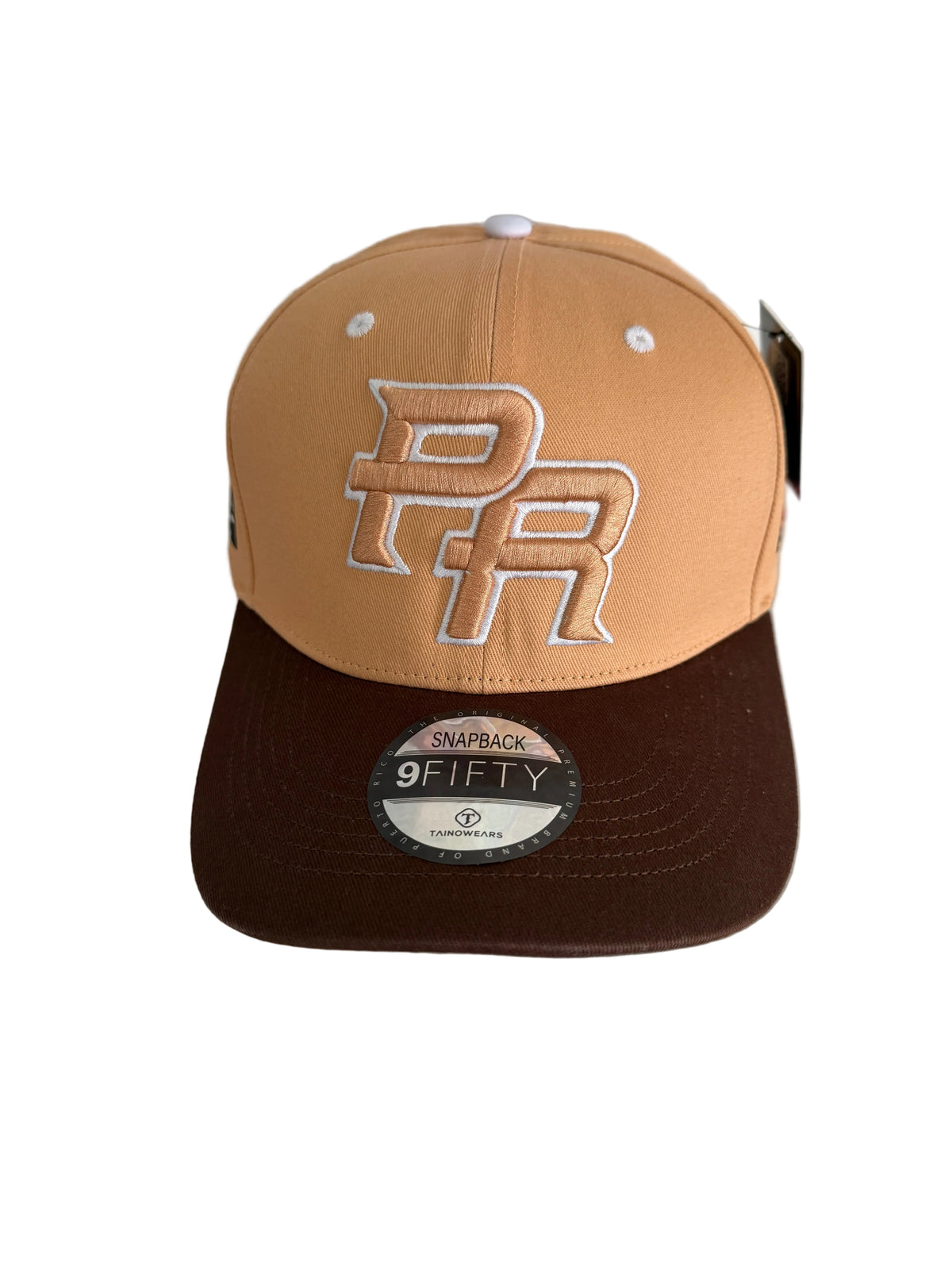 Puerto Rico Hat – Flor Maga Nude Brown Curved Brim Snapback