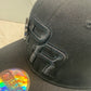 Puerto Rico Coqui Snapback Hat – Black Flat Brim Cap with Metal Stone Enamel Pin