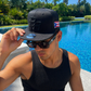 Puerto Rico PR Black Flat Brim Snapback Hat – Structured Polyester Cap
