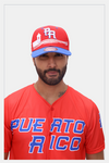 Puerto Rico Caps Exclusive Design PR Red BLue Olas