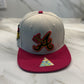 Atlanta Baseball Cap - Beige with Red Flatbill | Premium Embroidery & Iconic Eagle Symbol
