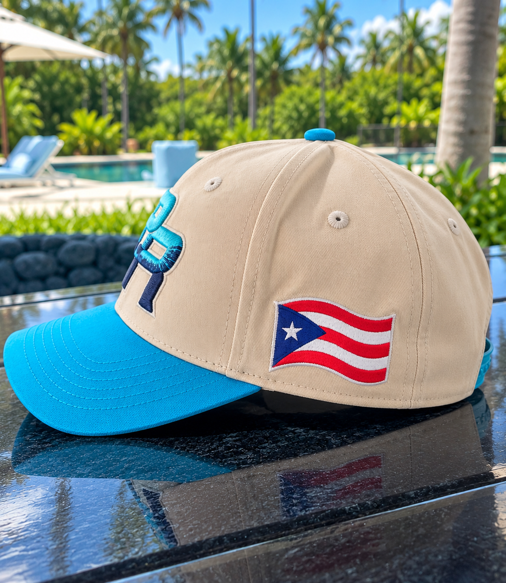 Aqua Degradé PR Curved Cap