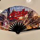 Atlanta Folding Fan – Premium Nylon & Bamboo | Tainowears®