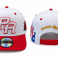 Puerto Rico Borinquen Heritage Cotton Curved Brim Cap – Embroidered PR Snapback
