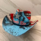 Puerto Rico fashion cowboy hat for women with tropical western style