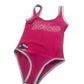Boricua Pink One Piece Bathing Suit – Lycra Swimsuit for Girls