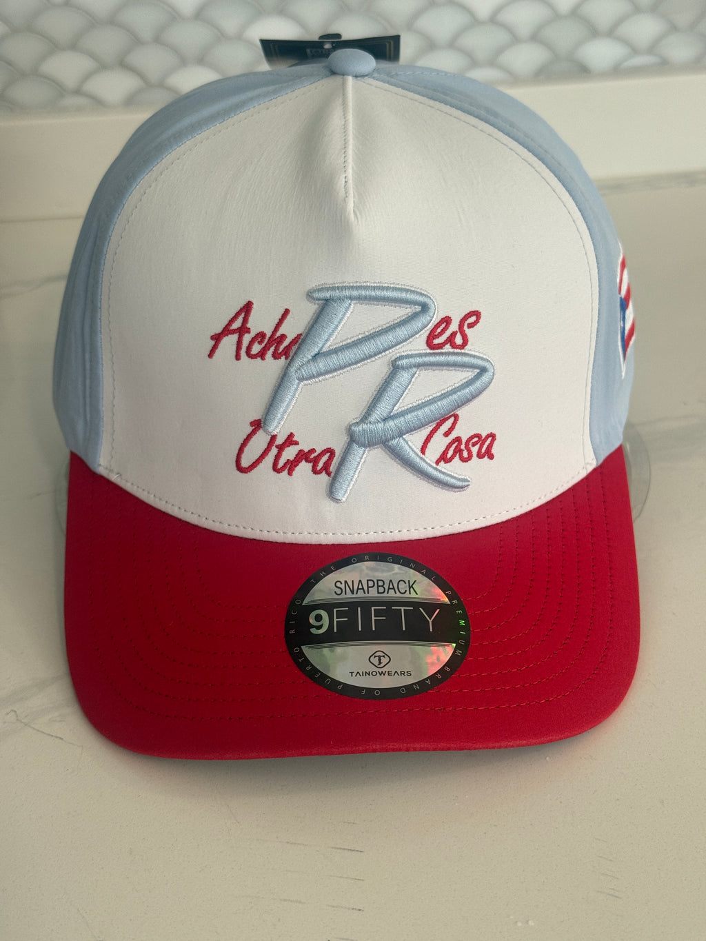 Puerto Rico Acho PR Snapback Hat PR Velvet Collection