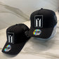 Puerto Rico Black Flag Water-Resistant Snapback Hat – Adjustable Perforated Cap
