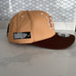 Puerto Rico Hat – Flor Maga Nude Brown Curved Brim Snapback