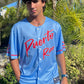 Puerto Rico Sky Blue V26 Embroidered Baseball Jersey by Headz Flex