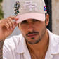 Flor de Maga Heritage Cotton Cap – Ivory Dusty Rose