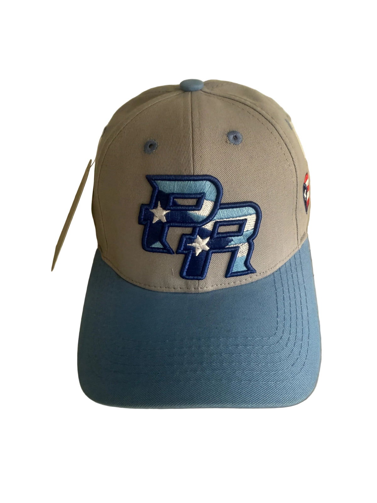 Cielo Boricua PR Snapback Cap – Grey & Sky Blue Edition